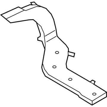 BMW 64229119945 Air Duct, B-Pillar, Inner Left