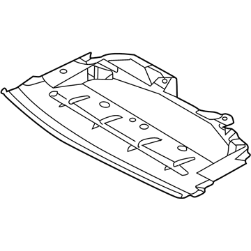 BMW 51712498988 Engine Compartment Screening, Front