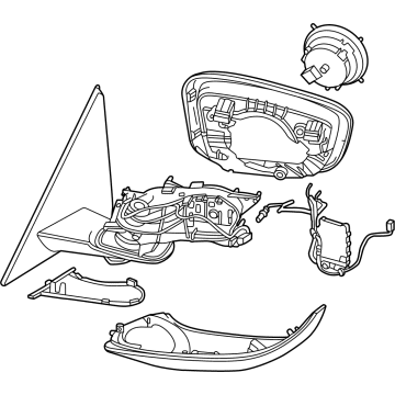 2023 BMW M2 Side View Mirrors - 51165A3DD86