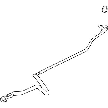 BMW 17222284270 Transmission Oil Cooler Line, Return