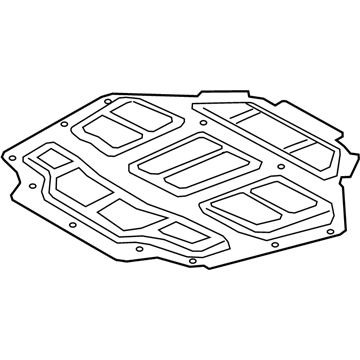 BMW 51487458280 SOUND INSULATING ENGINE HOOD