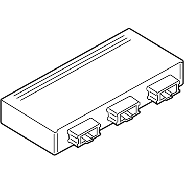 BMW 61357394649 Ecu, Rear Function Module