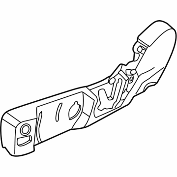 BMW 52209475877 TRIM, SEAT OUTER LEFT