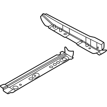 BMW 41009626251 CROSS BRACE, HEEL PLATE, LEF