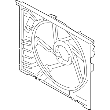 BMW 230i xDrive Fan Shroud - 17425A53271