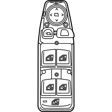 BMW 760i xDrive Window Switch - 61315A4AFD9