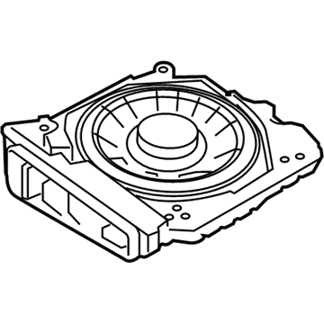 BMW 65139210147 Central Bass, Left