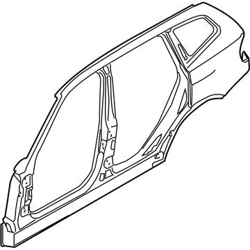 BMW 41003449742 Body-Side Frame Right