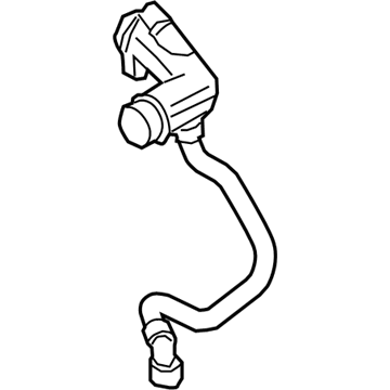 BMW 17125A37139 PIPE, COOLANT PUMP-ELECTR. C