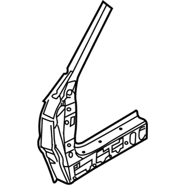 BMW 41217111318 Column A Exterior, Right