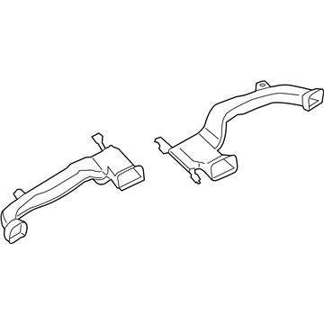 BMW 64229218496 Cold Air Duct, Left