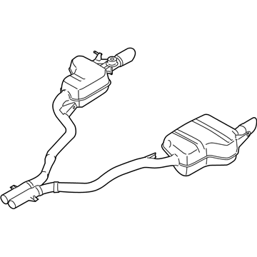 2014 BMW Z4 Muffler - 18307647050