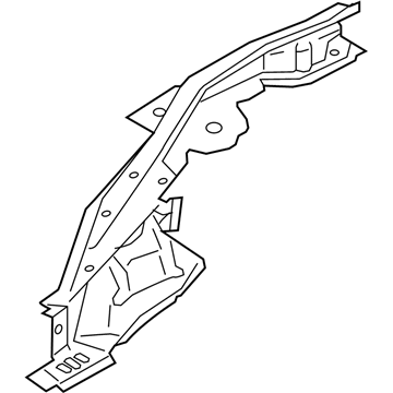 BMW 41007402414 Right Rear Side Member