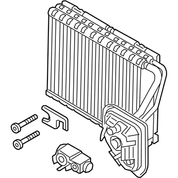 BMW A/C Evaporator Core - 64119361708