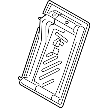 BMW 52207235435 Frame, Backrest Right