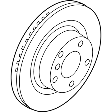 2023 BMW M2 Brake Disc - 34206898719