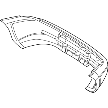 BMW 51120307537 Panel, Bumper, Primed, Rear