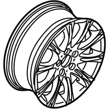 2003 BMW 325Ci Alloy Wheels - 36117896470