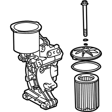 BMW 11427839858 Oil Filter With Oil Cooler Connection