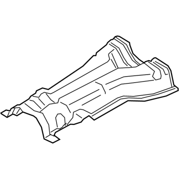 BMW 51487340981 FUEL TANK HEAT INSULATION