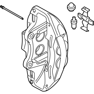 BMW 34108074303 CALIPER HOUSING LEFT