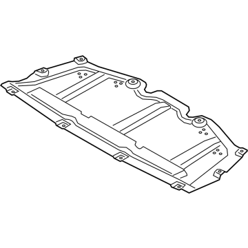 BMW 51757340857 ENGINE ENCAPSULATION, FRONT