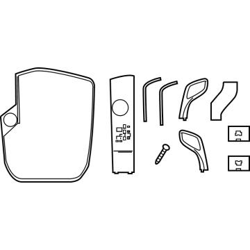 BMW 61319502007 REPAIR KIT, TRIM, CENTRAL CO