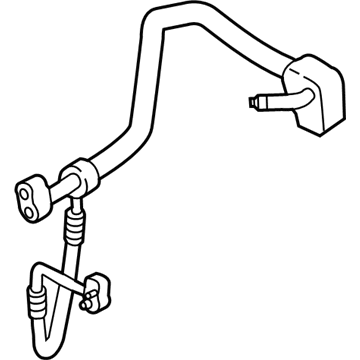 BMW 64506820922 Pressure Pipe, Front