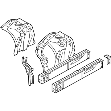 BMW 41007412926 Wheel Arch, Front Right