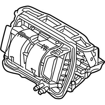 BMW 64118372792 Empty Housing For Heater/Air Condit.Unit