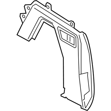 BMW 51475A01874 REAR RIGHT TRUNK TRIM