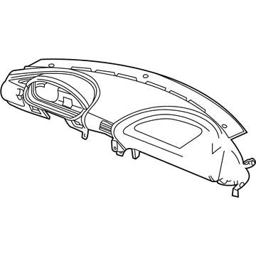 BMW 51458401180 Trim Panel Dashboard, Leather