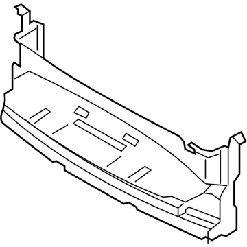 BMW 51747401235 Air Duct Front Bottom