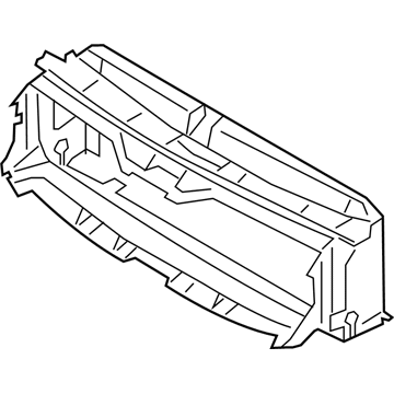 BMW 51747255413 Air Duct, Radiator