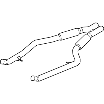 2016 BMW X5 M Exhaust Resonator - 18307851561