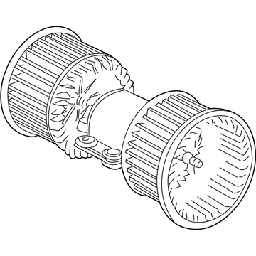 1999 BMW 740i Blower Motor - 64118391809