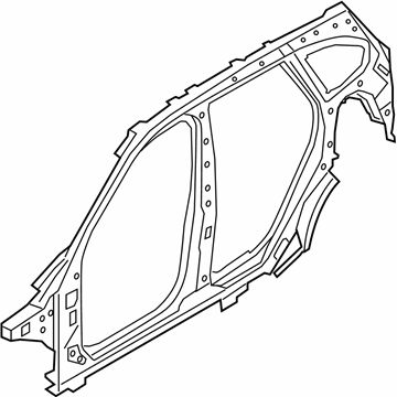 BMW 41007436123 Side Frame, Middle Left