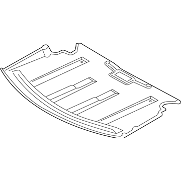 BMW 51757009723 Engine Compartment Screening, Front