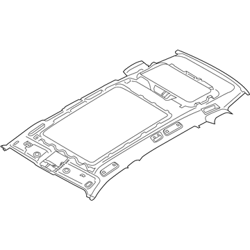 BMW 51445A6B3C1 HEADLINING PANORAMIC ROOF