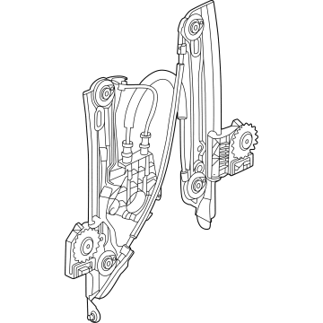 BMW 51335A41AC7 WINDOW LIFTER WITHOUT MOTOR