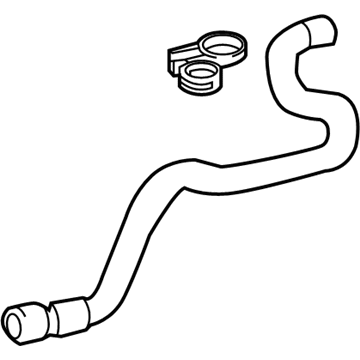 BMW 750i Radiator Hose - 17127619704