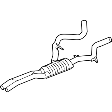 2007 BMW 335i Muffler - 18307553826