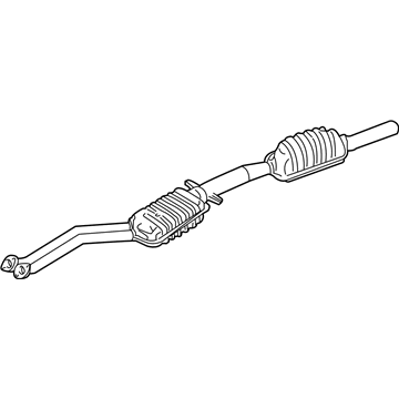 2000 BMW 323i Muffler - 18301437600