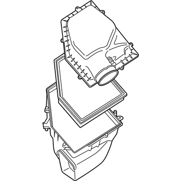 2021 BMW X5 M Air Filter Box - 13717643301
