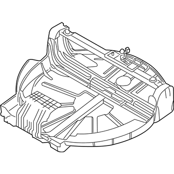 BMW 51713428665 Space Saver Spare Tyre Cup