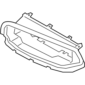 BMW 51747956603 AIR DUCT, UPPER LEFT