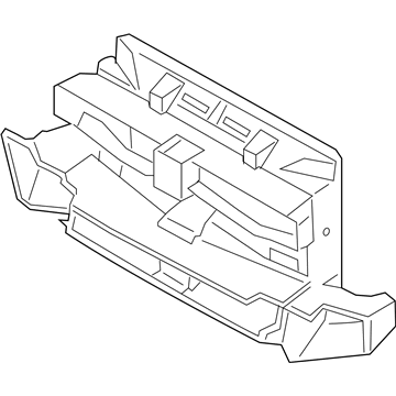 BMW 51745A22377 AIR DUCT WITH FLAP CONTROL