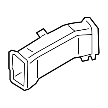 BMW 51747436854 AIR DUCT, BRAKE, WHEELHOUSIN