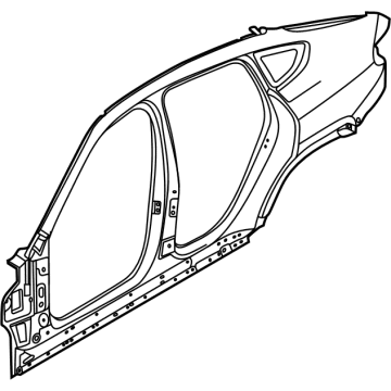 BMW 41007954997 SIDE FRAME, EXTERIOR, LEFT