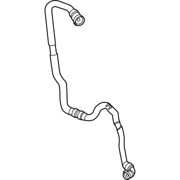 BMW 750e xDrive Coolant Reservoir Hose - 17129844143